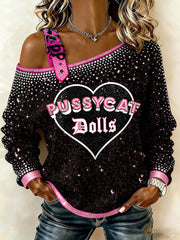 Women's Music Lover The Dolls Printed Sweatshirt