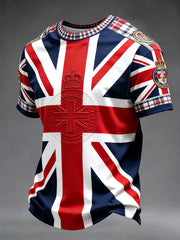 Men's British Style Printed T-shirt