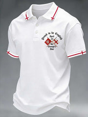 Men's St George's Day polo shirt