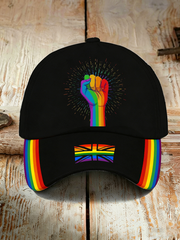 Unisex UK Rainbow Month Print Hat