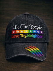 Pride Moon Print Casual Unisex Hat