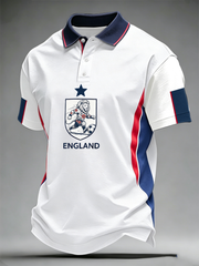 Men's UK Football Lover England Printed polo shirt