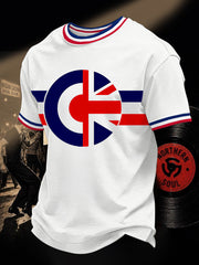 Men's Retro Northern Soul Print Casual Tee