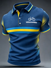 Men's Sweden Bike Week Print Casual Top