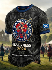 Men's Scottish Highland Games Short Sleeve T-shirt
