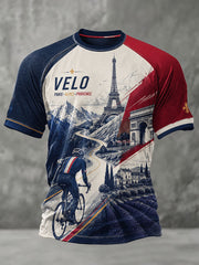 Men's Bicycle Race Short Sleeves T-shirt