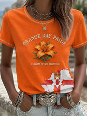 Women's 12th July Orangemen's Day Art Printed T-shirt