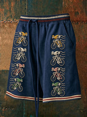 Men's Skeleton Bicycle Shorts