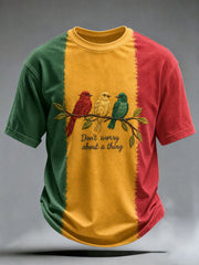 Men's Reggae Print Casual Top