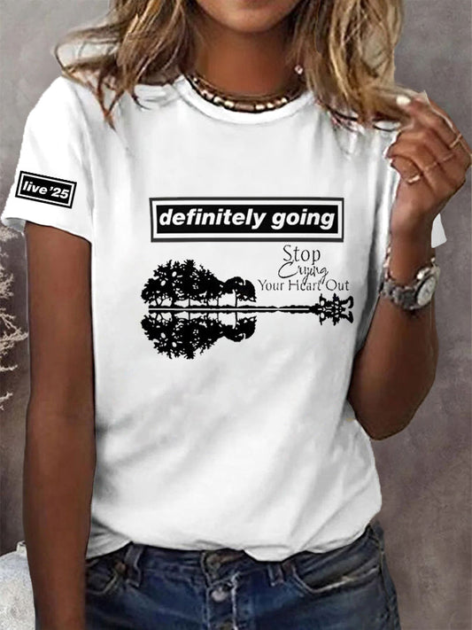 Women's Live '25 Tour Cotton Short-Sleeved T-shirt