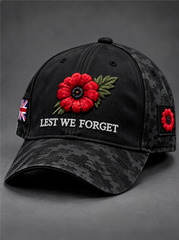 Unisex Remembrance Day Lest We Forget Hat