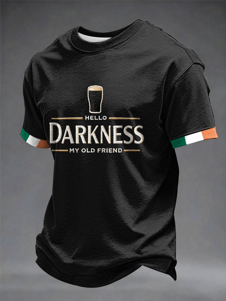 Men's Hello Darkness My Old Friend  t-shirt