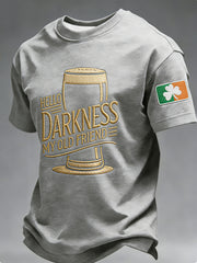 Men's Hello Darkness My Old Friend  T-shirt