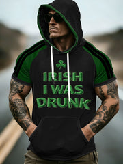 Men's St. Patrick's Day Short Sleeves Hooded Top