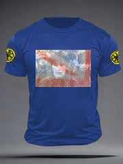 Men's  Lemon Roses Music Lover Printed T-shirt
