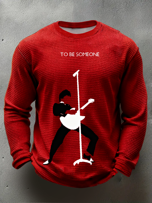 Men's The Jam minimalist pop art  Waffle Long Sleeve T-Shirt