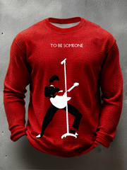 Men's The Jam minimalist pop art  Waffle Long Sleeve T-Shirt
