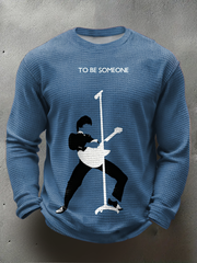 Men's The Jam minimalist pop art  Waffle Long Sleeve T-Shirt