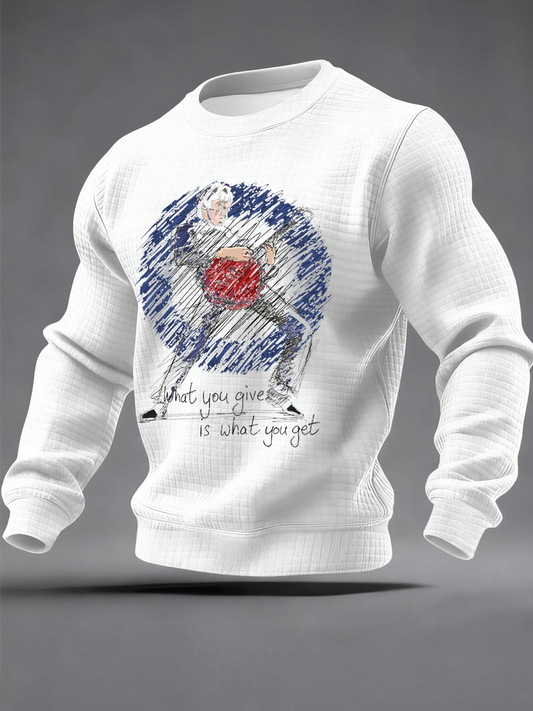 Men's The Jam Checkered Cotton Hoodie