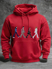 Men's Classic Legendary Rock Band Print Gift For Fans Casual Hoodie