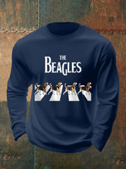 Men's Funny The Beagles Long Sleeve T-Shirt