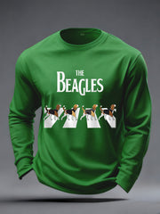 Men's Funny The Beagles Long Sleeve T-Shirt