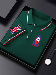 Men's Vintage England Flag Casual Shirt