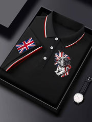 Men's Vintage England Flag Casual Shirt