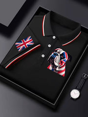 Men's Vintage England Flag Casual Shirt