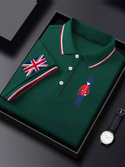 Men's Vintage England Flag Casual Shirt