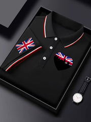 Men's Vintage England Flag Casual Shirt