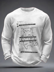 Men's Rock Music Inspired Waffle Top