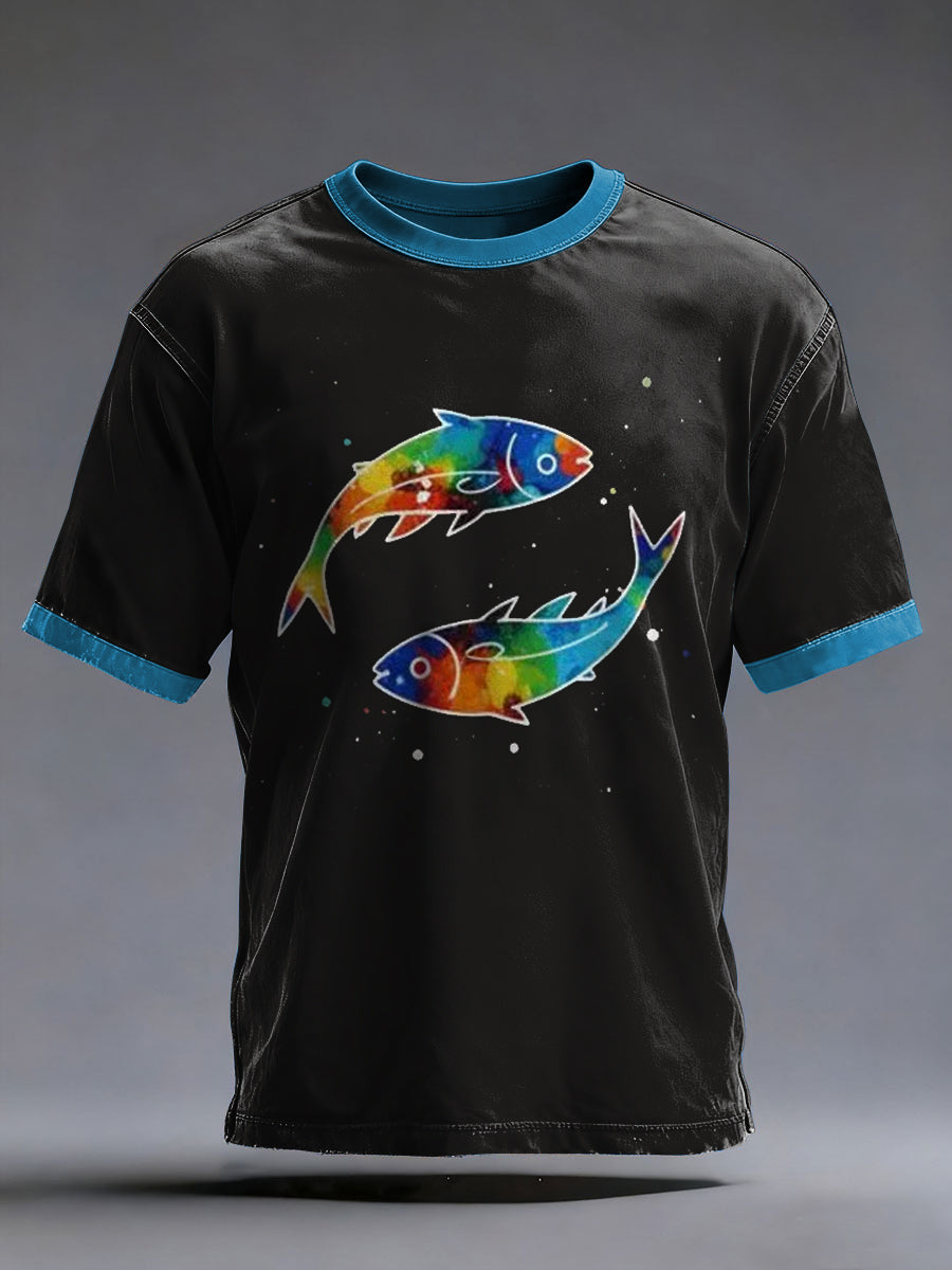 Men's Rock Music Inspired Printed T-shirt
