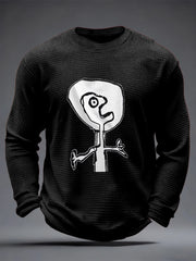 Men's Rock Music Inspired Waffle Top