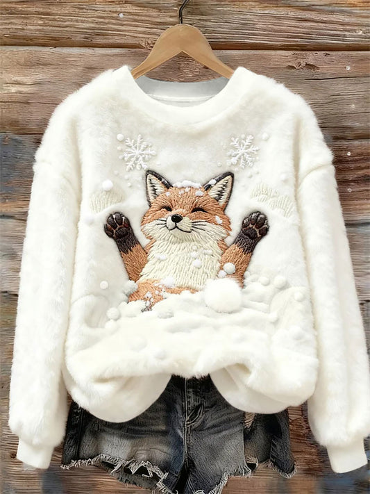 Women's Animal Art Print Casual Top