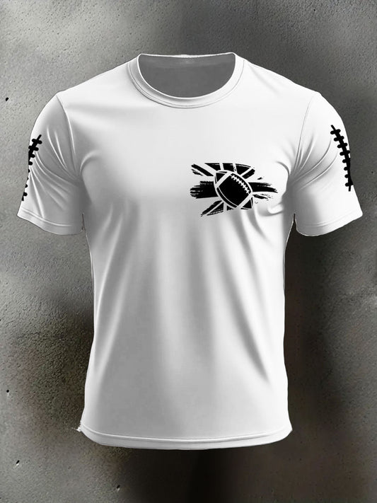 Men's UK Flag Football Printed T-shirt