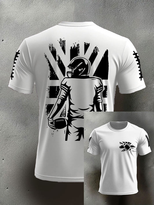 Men's UK Flag Football Printed T-shirt