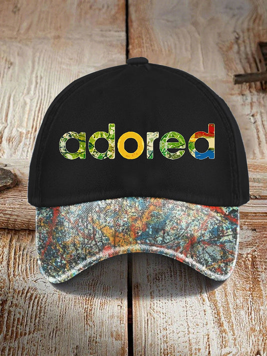 Unisex Lemon Roses Music Lover Printed Hat