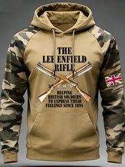 Men's Lee enfield Velvet Raglan Hoodie
