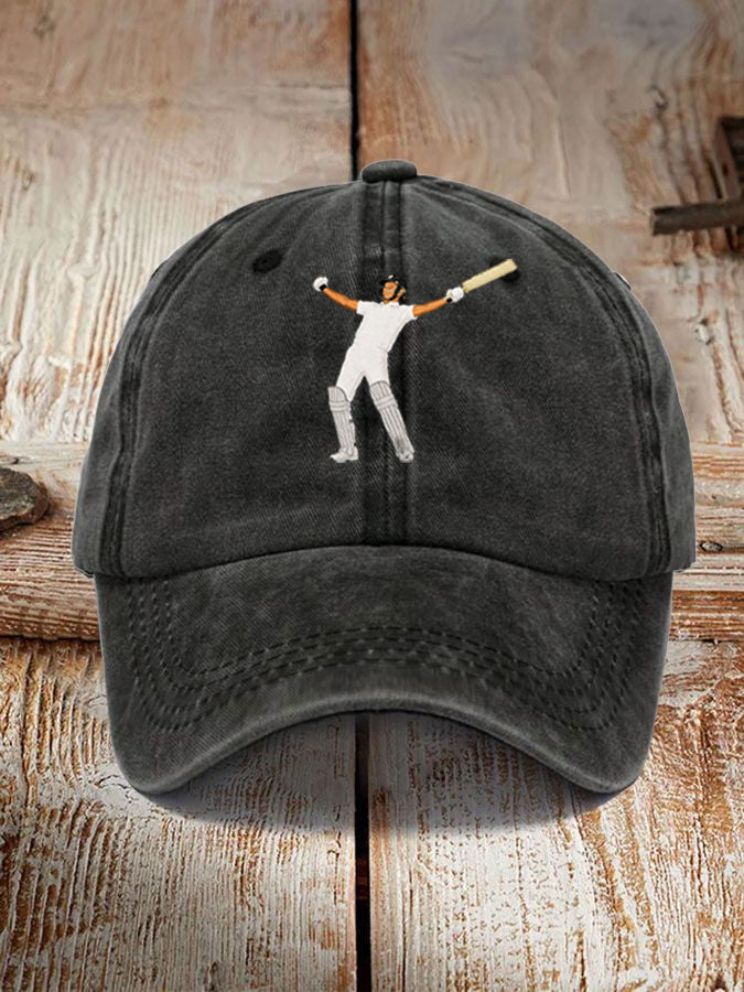 Unisex Cricket Print Hat