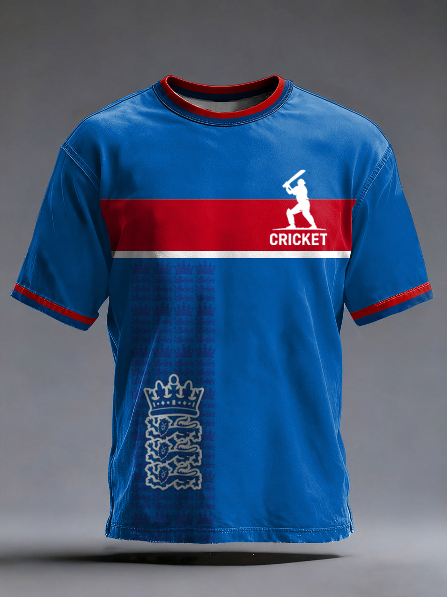 Men's Cricket Printed T-shirt