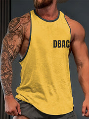 Men's Limerick Lion Ireland's Strongest Man Funny QR Code Printed Tank Tops