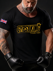 Men's Gypsy King Boxing Short-sleeved T-shirt