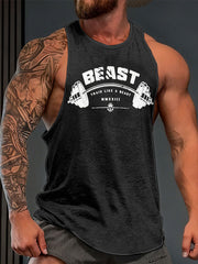 Men's The Beast Printed Tank Tops