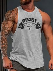 Men's The Beast Printed Tank Tops