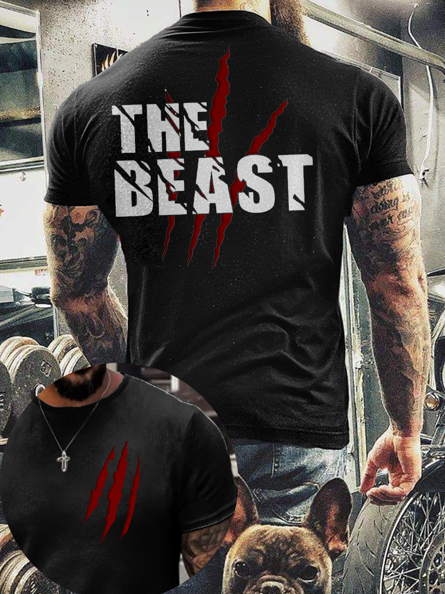 Men's The Beast Printed T-shirt