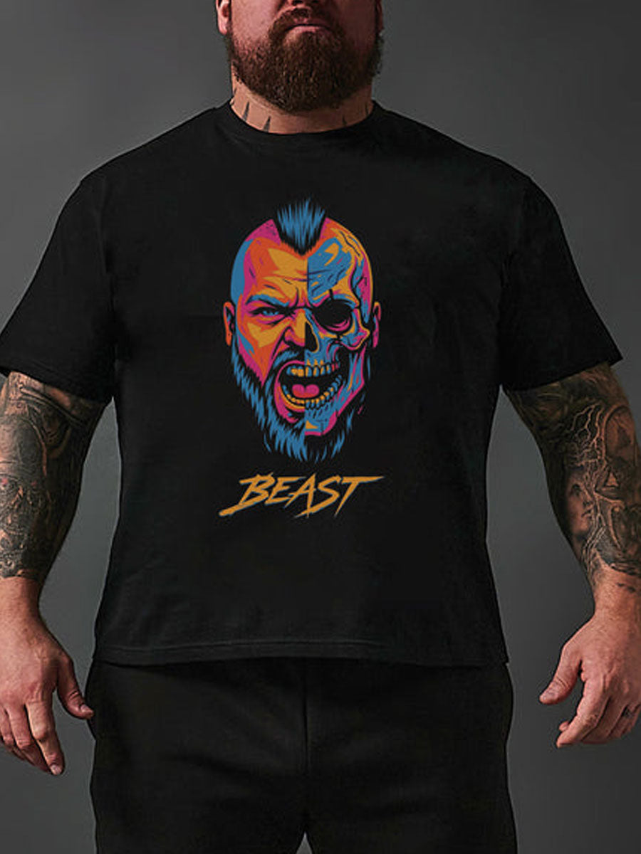 Men's The Beast Printed T-shirt