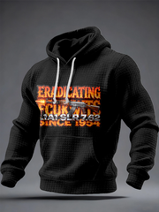 Men's SLR Gun L1AL 7.62 Printed Checkered Cotton Hoodie