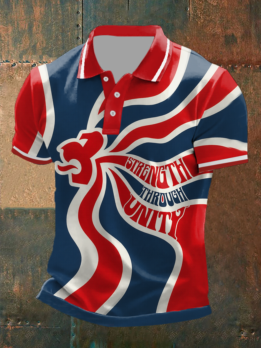 Men's British Flag Lion Shirt