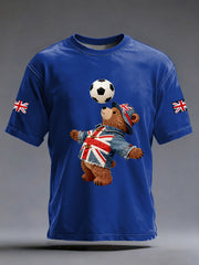 Men's British Style Printed T-shirt